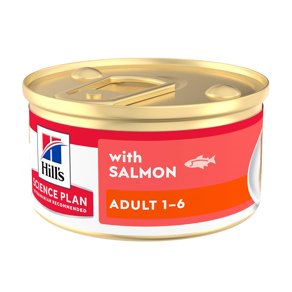 Hill's Science Plan Adult Feline Mousse med lax - 85 G