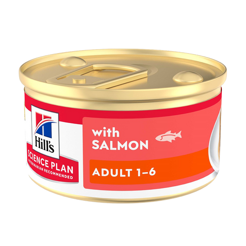 Hill's Science Plan Adult Feline Mousse med lax - 85 G