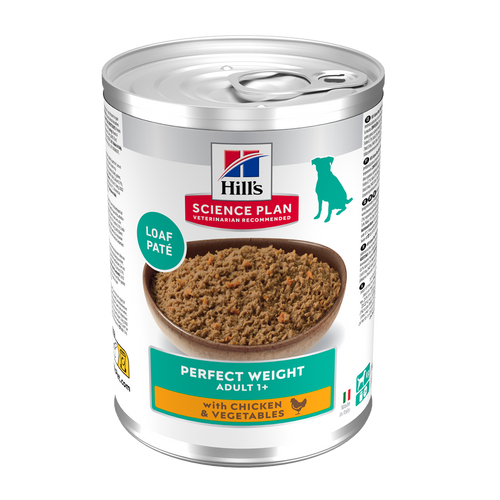 Hill's Science Plan Perfect Weight Adult Hundefoder Kylling & Grøntsager
