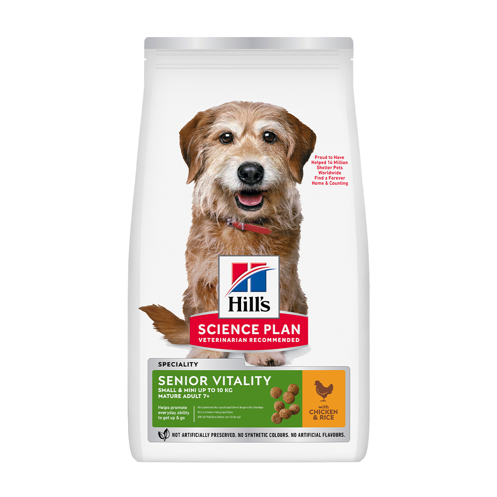 Science Plan Canine Senior Vitality Small&mini Chicken