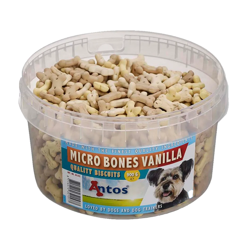 Hundekiks Micro Bonesvanilla - 900 G
