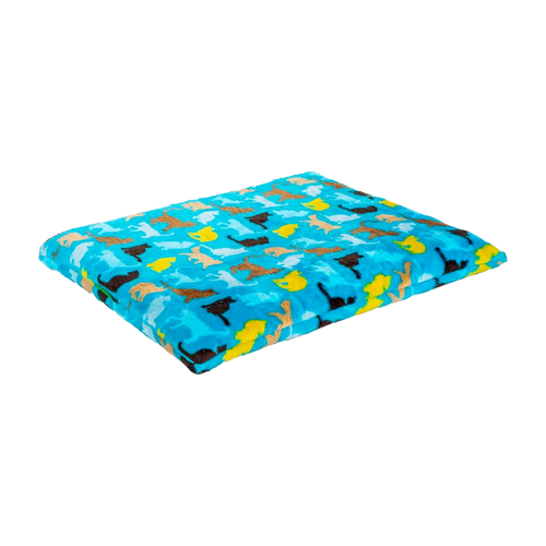 Juunik Madras Blå/Katte M - 70x45 CM