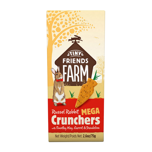Tiny Friends Farm Kanin Mega Crunchers - 75g | Endast 69 kr! - Zoogiganten