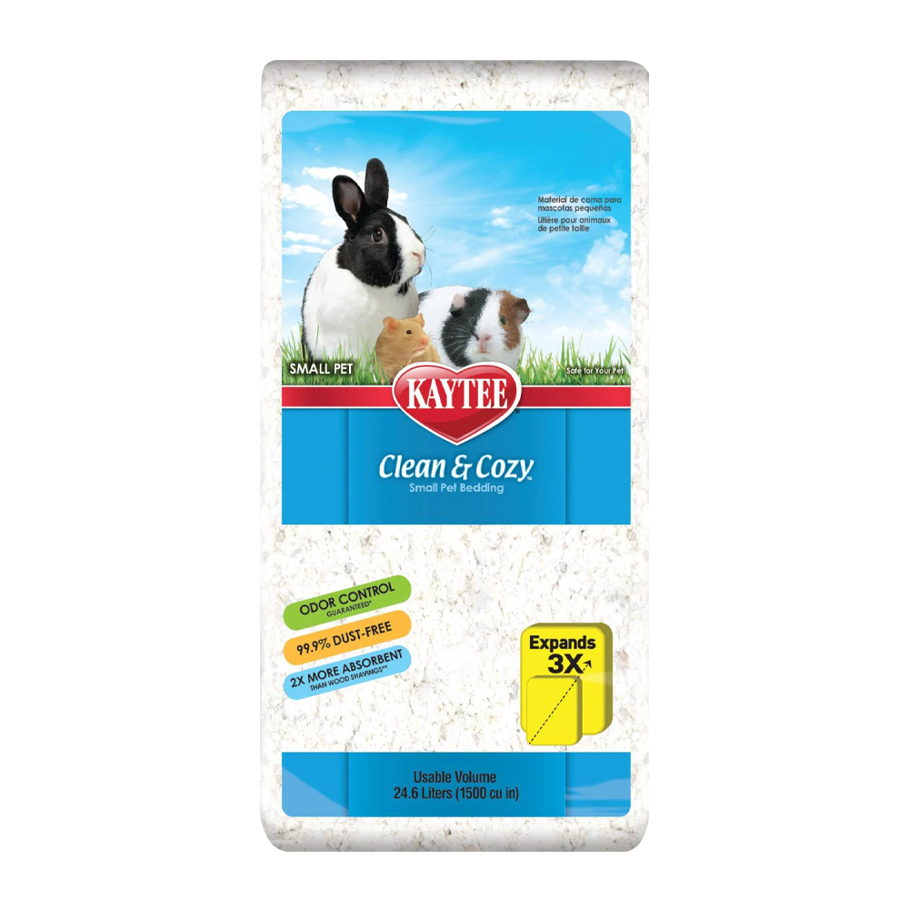 Kaytee Clean & Cozy Bundstrøelse Hvid - 24.6 L