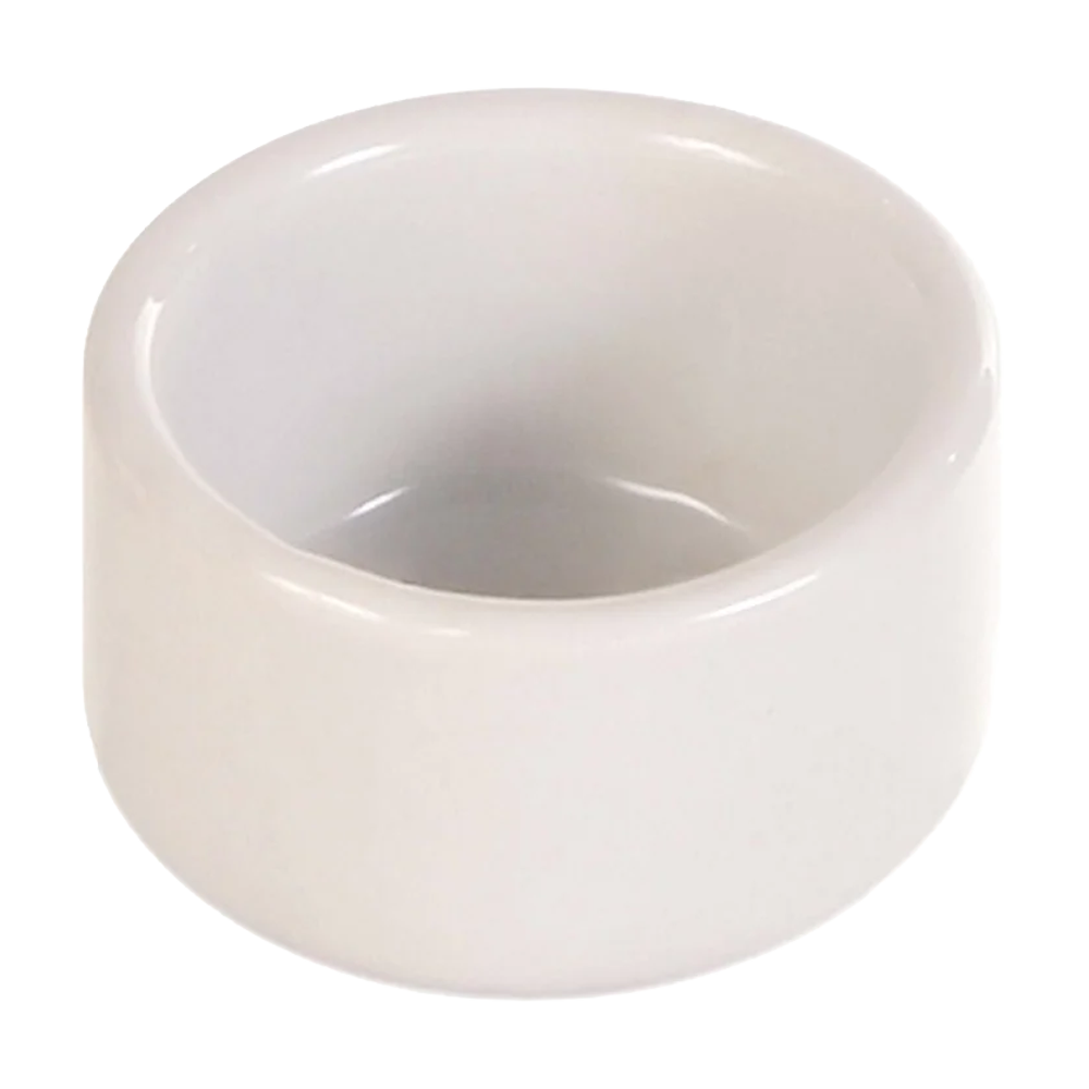 Rund keramisk skål - 25 ml blandede farver