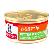 Science Plan Kitten&amp;Mother Tender Mousse med Kylling&amp;Tanke - 24x85 G