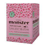 Monster Cat Pouches Killing Kylling/Tyrk - 85 G