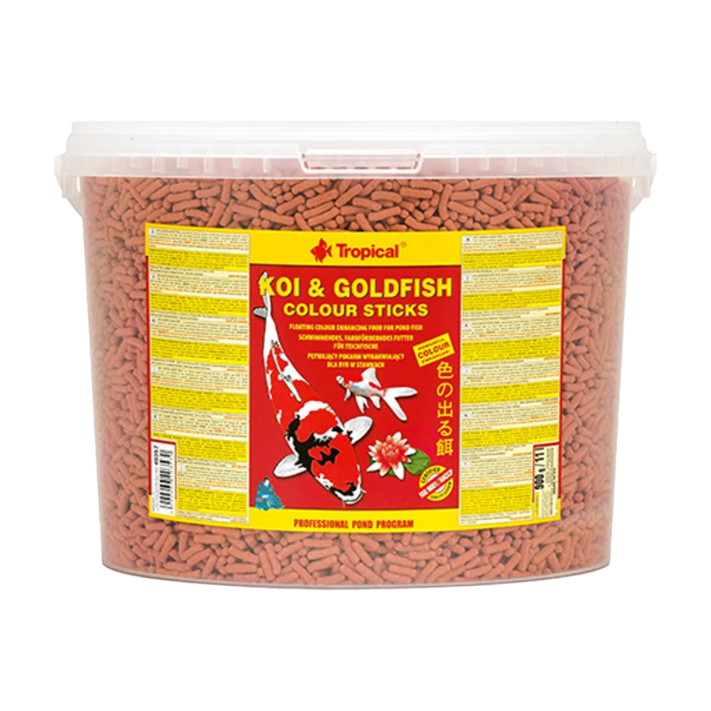Tropical Koi & Guldfisk Colour Sticks - 11L/900G | Endast 269 kr! - Zoogiganten