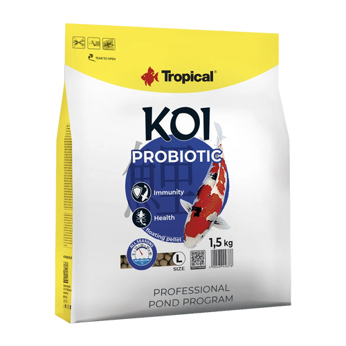 Tropical New Koi Probiotic Pellets Str L - 1,5 kg