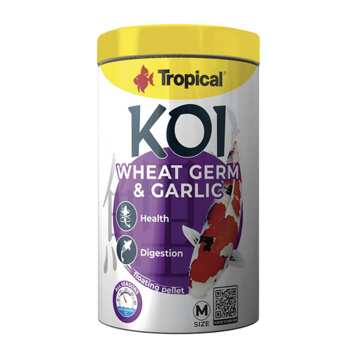 Tropical New Koi Wheat & Garlic Pellet Size M