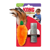 Kong Genopfyldelig Katteurt Fjertop Gulerod - 13x6x1 CM