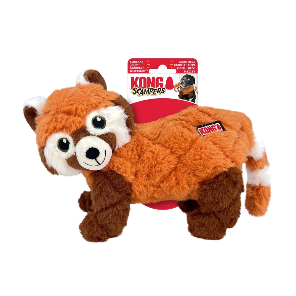 Kong Scampers Panda M Rød - Mellem