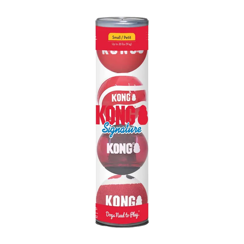Kong Signature Balls 4 - Pakke Lille Mix Ø - 5,7 CM