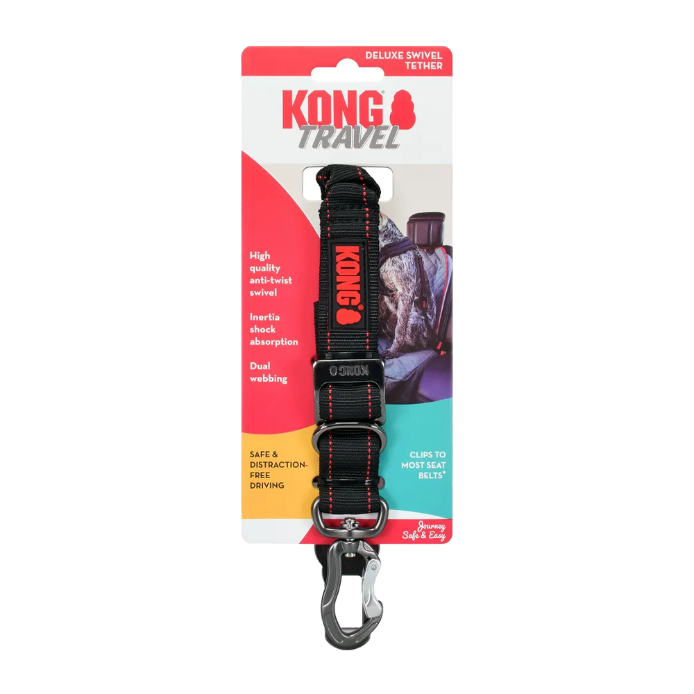 Kong Deluxe drejelig tether - 55x3x1 cm