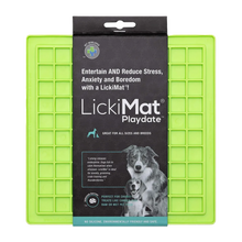 Hundeskål Lickimat Playdate Grøn - 20x20 CM