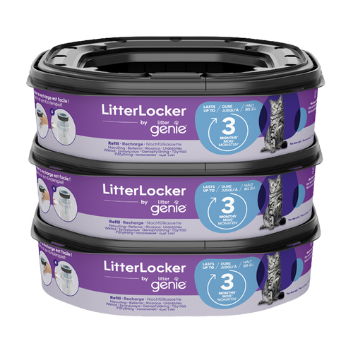 Refill 3-pak Litterlocker fra Littergenie