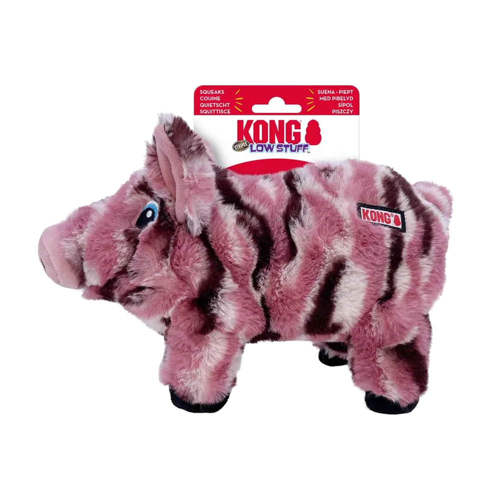 Kong Low Stuff Stribet Gris - 16,5x26,5x7,5 CM