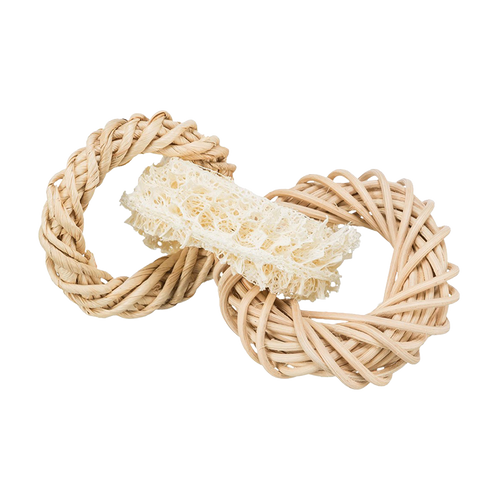 Luffaring - Rattan &amp; Corn Leaf Ringe