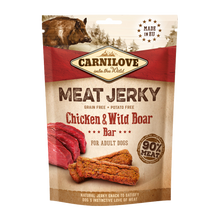 Carnilove Jerky Kylling &amp; Vildsvin Bar – 100 G