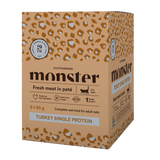 Monster Cat Pouches Voksen Kalkun 85 g (8-pak)
