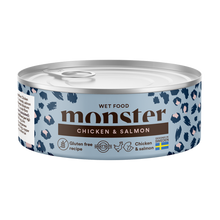 Monster Cat Ad Multi Chick/Salm Dåse - 100 g
