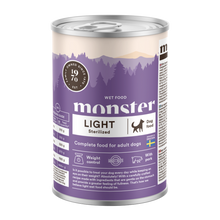 Monster Dog Adult Light/ Steriliseret Dåse 400 g (6 stk./stk.)