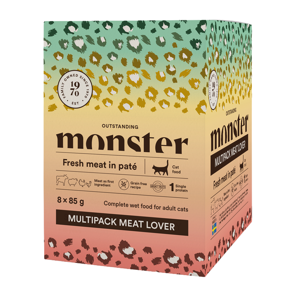 Monster Cat Pouches multipak Meat Lover 85 g (8-pak)