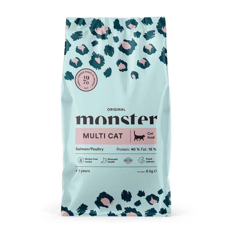 Monster Cat Orig. Multicat Salmon/Poultry