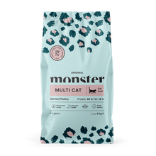 Monster Cat Original Multicat Laks/Fjerkræ - 2 KG