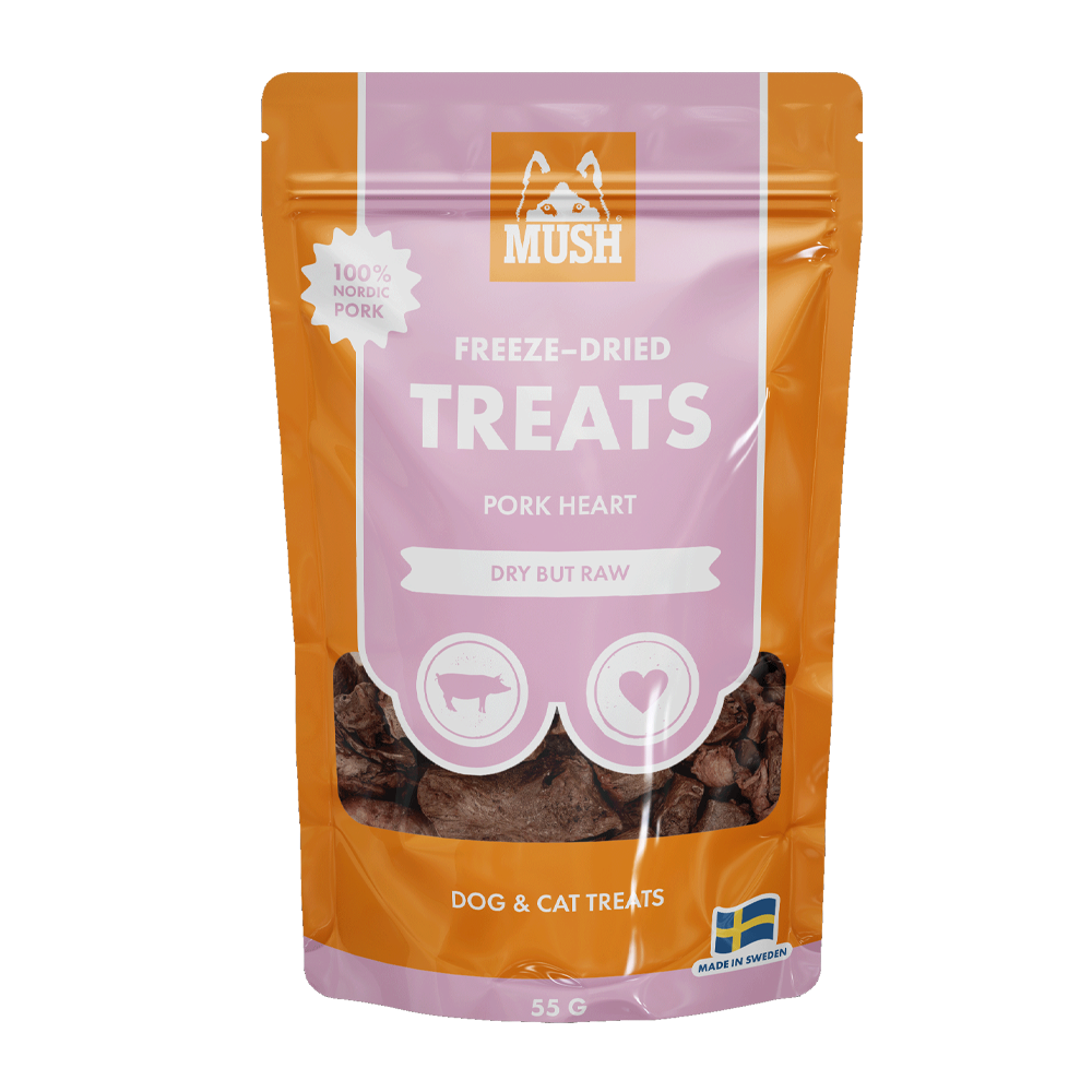 Svinemuslingehjerte - 50 g