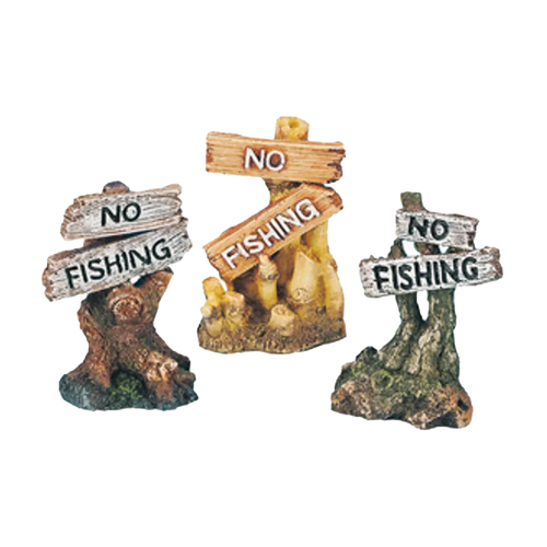 No Fishing Mix Skylt - 8 CM | Endast 99 kr! - Zoogiganten
