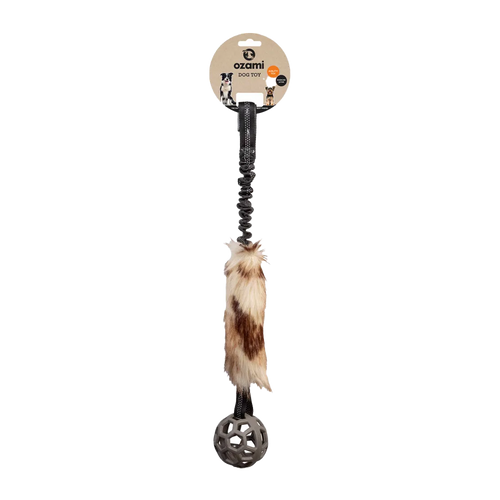 Hundelegetøj - N - Tug Kunstpelsbold - 65 CM