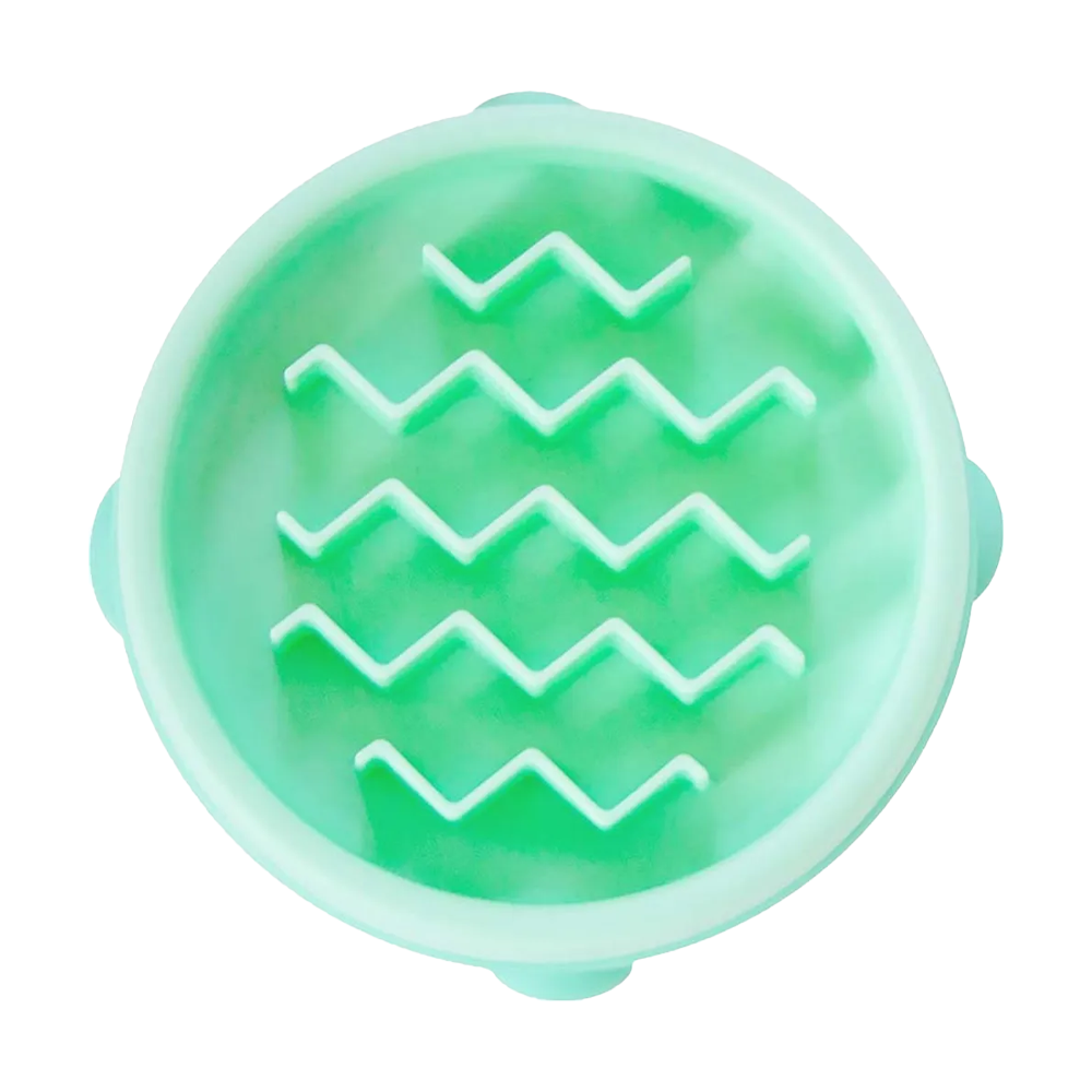 Oh Food Bowl Fun Feeder Slo - Bowl Xs Mint - 14x3 CM