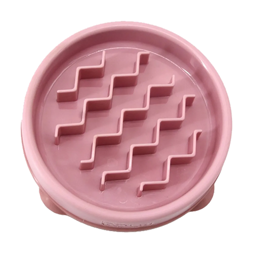 Oh Food Bowl Fun Feeder Slo - Skål Xs Pink - 14x3 CM