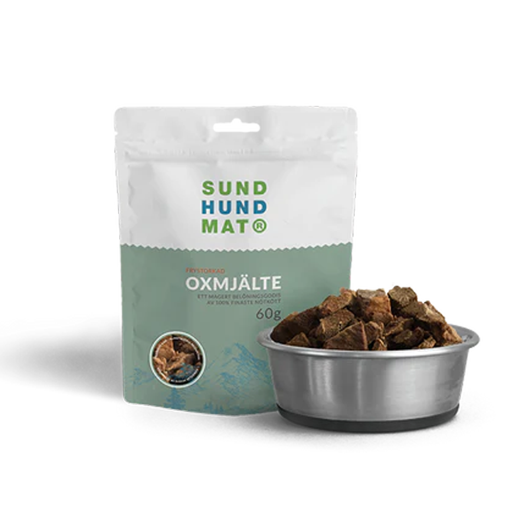 Frysetørret oksemilt - 60 g