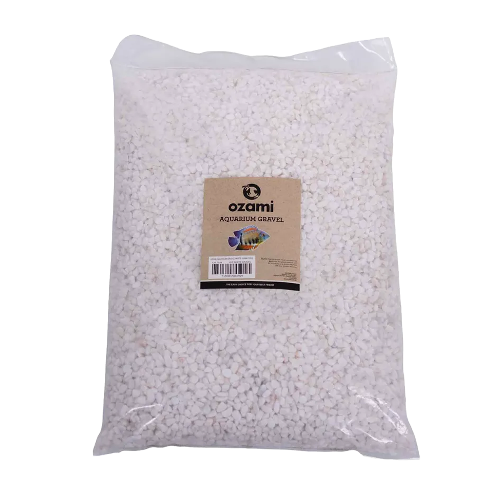 Ozami Aquarium Gravel White 4–6 mm - 10 KG