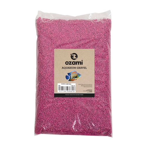 OZAMI AKVARIEGRUS 2-3MM PINK 2KG