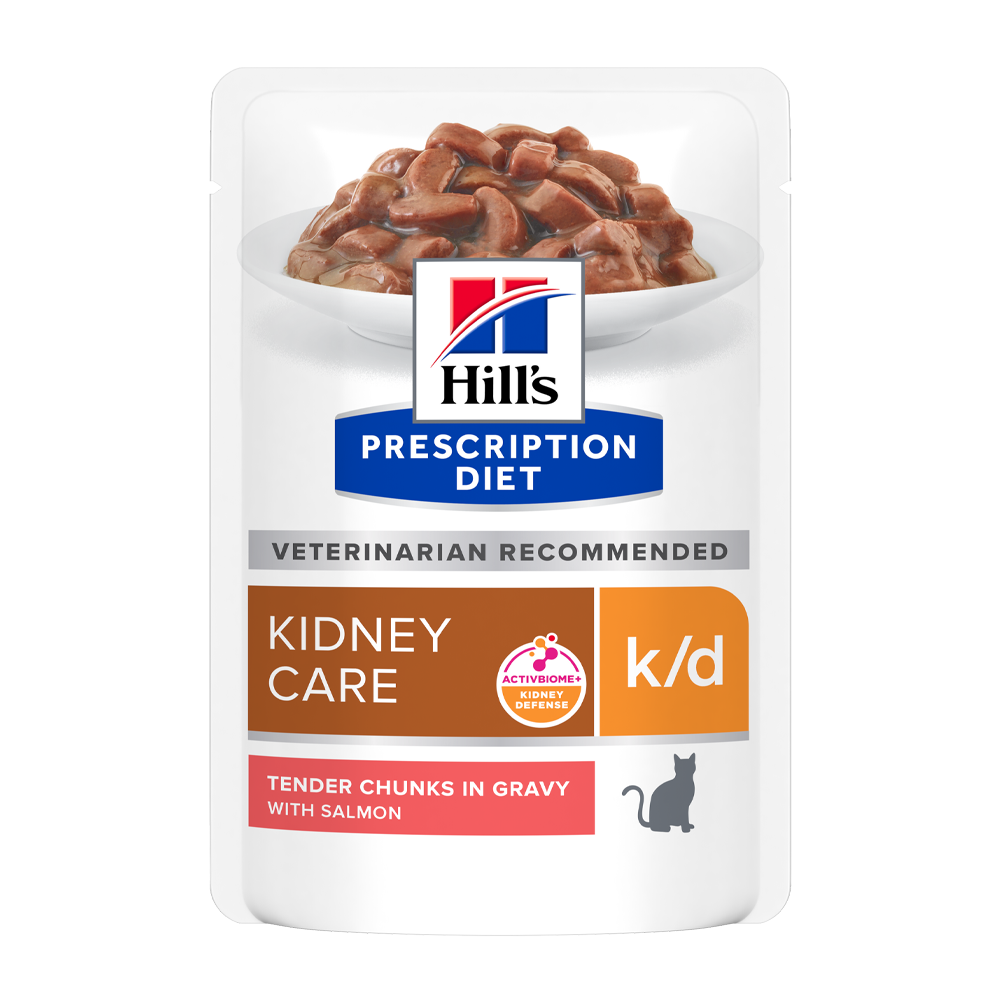 PD Feline K/D Laks Portionsposer - 12X85 G