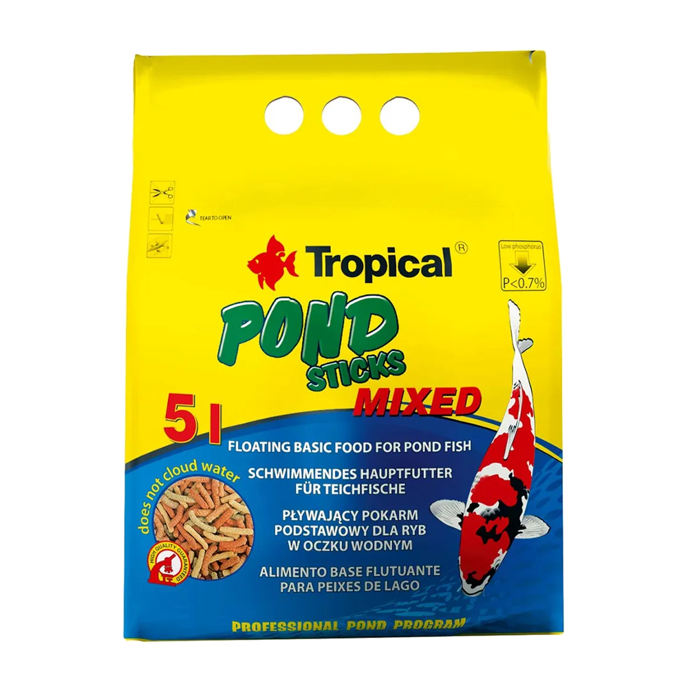 Tropical Pond Mixed Sticks - 5L/400G | Endast 129 kr! - Zoogiganten