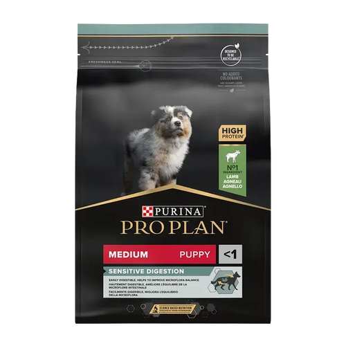 Pro Plan Medium Puppy - Sensitiv Fordøjelse Lam
