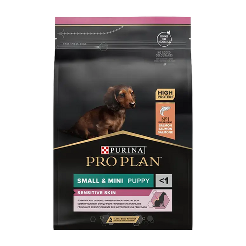 Pro Plan Small & Mini Hvalpe Sensitiv Hud - 3 kg