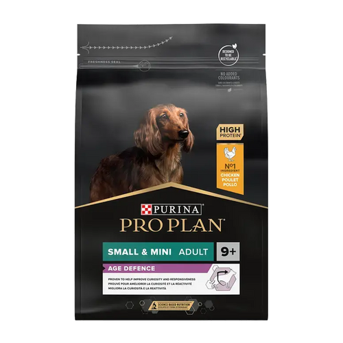 Pro Plan Small & Mini Voksen 9+ - Alder Defense -3 KG
