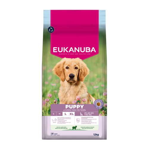 Euk Hundehvalpe Lille/med Lam & Ris - 12 KG