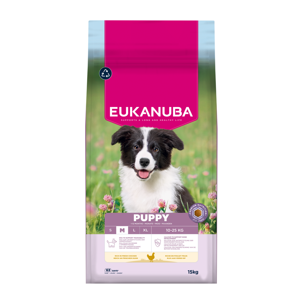 Euk Hundehvalp Mellem - 15 KG
