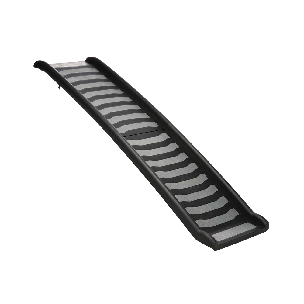 Rampe Petwalk, sammenklappelig, 39 × 160 cm, plast, sort, op til 70 kg