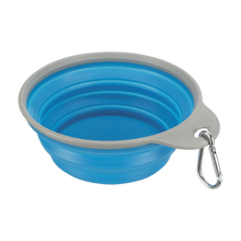 Silikone rejseskål, plastikkant, - 1 l