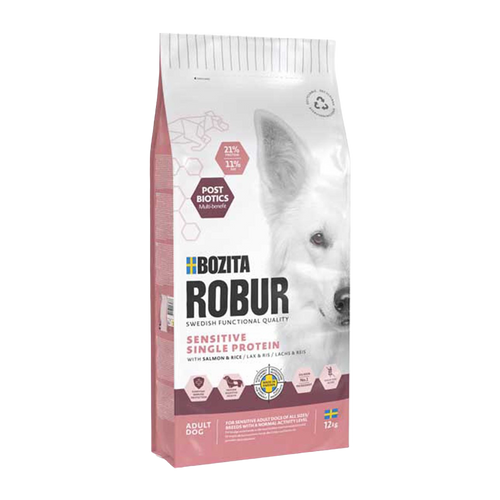 Bozita Robur Adult Sensitive SP Laks &amp; Ris