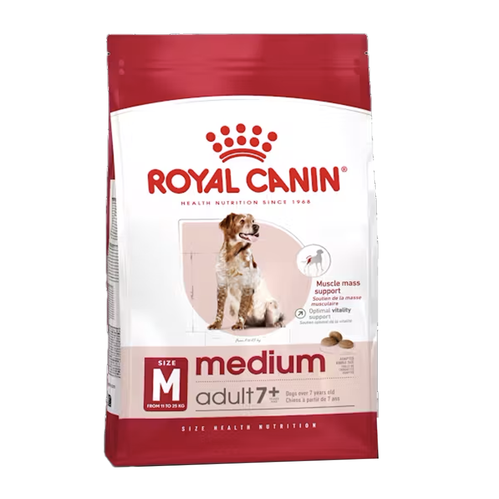 Royal Canin Medium Adult 7+ - 4 KG | Endast 419 kr! - Zoogiganten