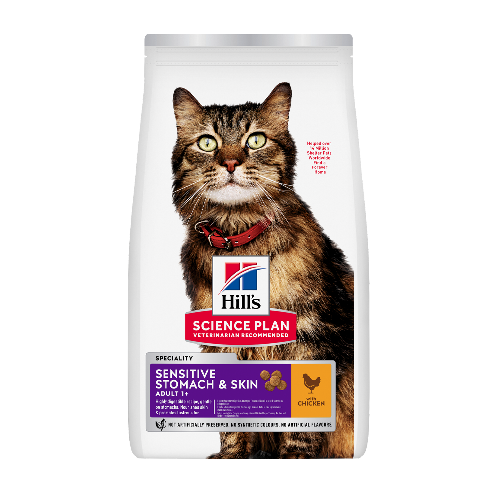SP Feline Adult Sen.Stomach & Skin Kylling