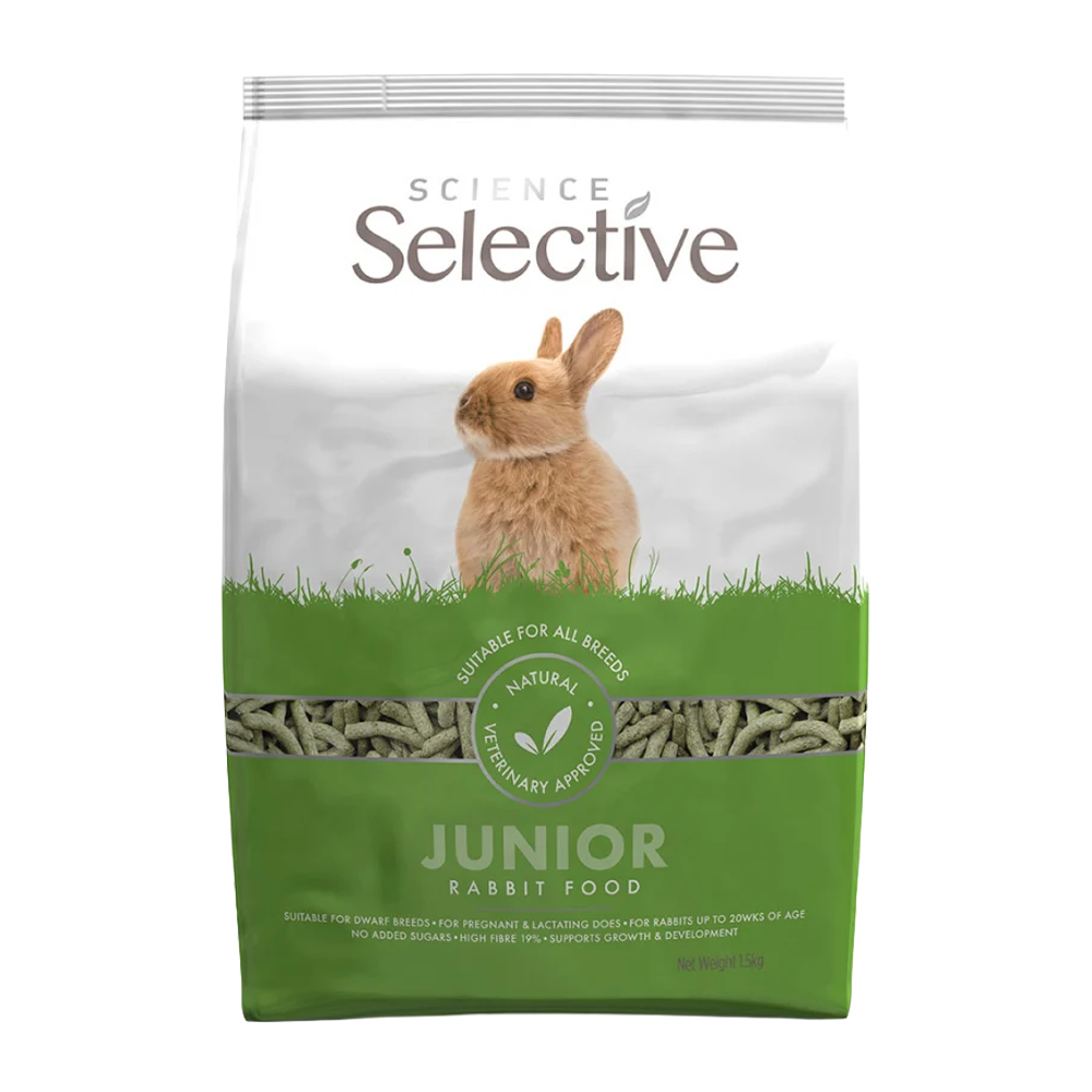 Selektivt junior kaninfoder